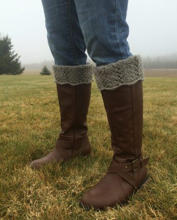 Leaf Lace Boot Toppers Pattern