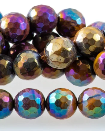 Iridescent Tigers Eye Stitch Marker Set