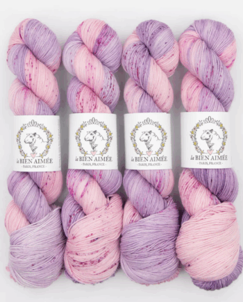 High Key Purple La Bien Aimee Merino Super Sock