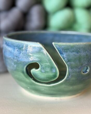 Lake Leelanau MZ Pottery Large Yarn Bowl
