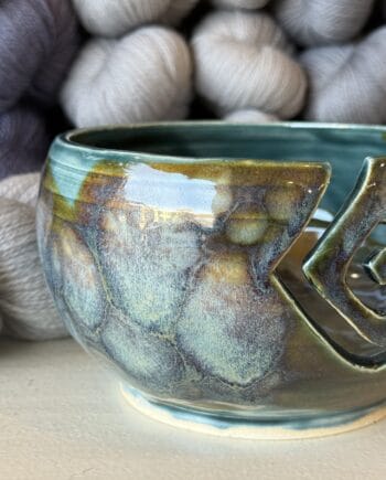 Moody Edges MZ Pottery Large Yarn Bowl