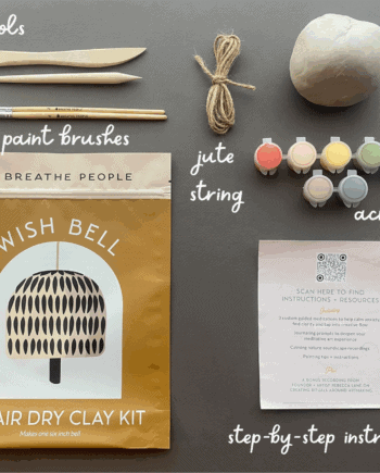 Wish Bell DIY Air Dry Clay Kit