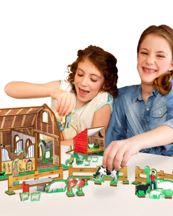Little Bo Peep's Family Farm Book and Playset