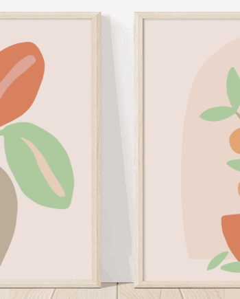 Citrus + Leafy Paint By Number Kit + Easel