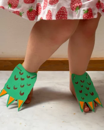 DIY Make Your own Dinosaur Feet