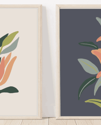 Lillies in Bloom Meditative Art Paint by Number Kit + Easel