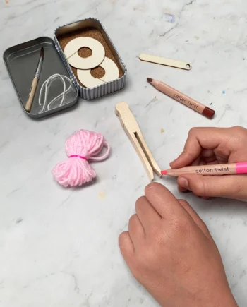 Make Your Own Pom Pom Ballerina Gift Kit