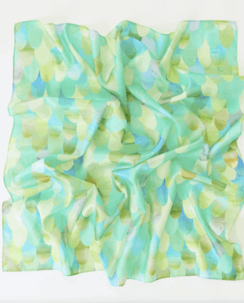 Green Dinosaur Playsilk