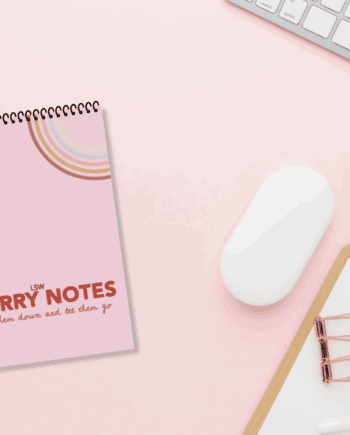 Worry Notes: Notebook For Kids' Worries, Thoughts & Feelings