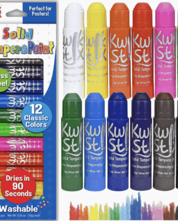 Kwikstix Tempera Paint - 12 Classic Colors