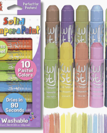 Kwikstix Tempera Paint - Pastel 10 Colors