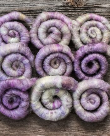 Moody Aster + Goldenrod Rolags IT'S SEW EWE