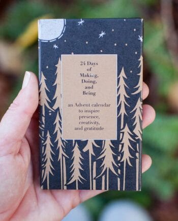 24 Days of Making, Doing, and Being Advent Calendar