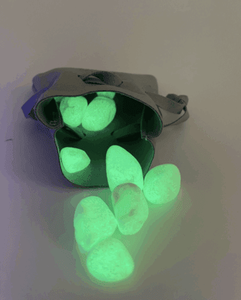 Super Bright Glow Pebbles - Green