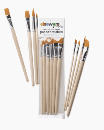 Paintbrush Set - Nylon Filament (8 Assorted)