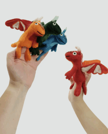 Finger Puppet - Dragon (assorted)