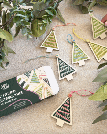 Stitched Christmas Tree Decoration Kit