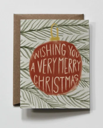 Very Merry Holiday Greeting Card
