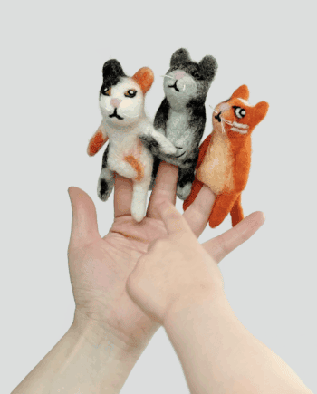 Finger Puppet - Cats (assorted)
