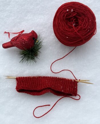 Cedar Cardinal Why Knot Fibers Siren Yarn