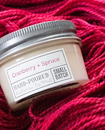 Farm House Candles Cranberry + Spruce (mini)