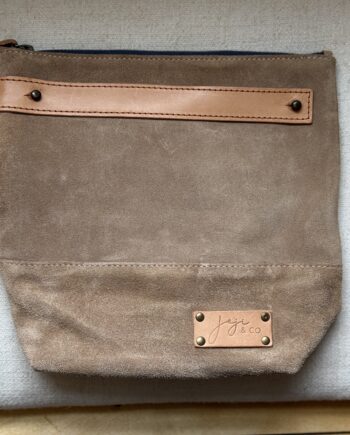 Beige Suede Joji & Co. BA Bag