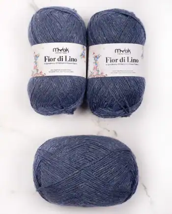 Denim mYak Fior di Lino